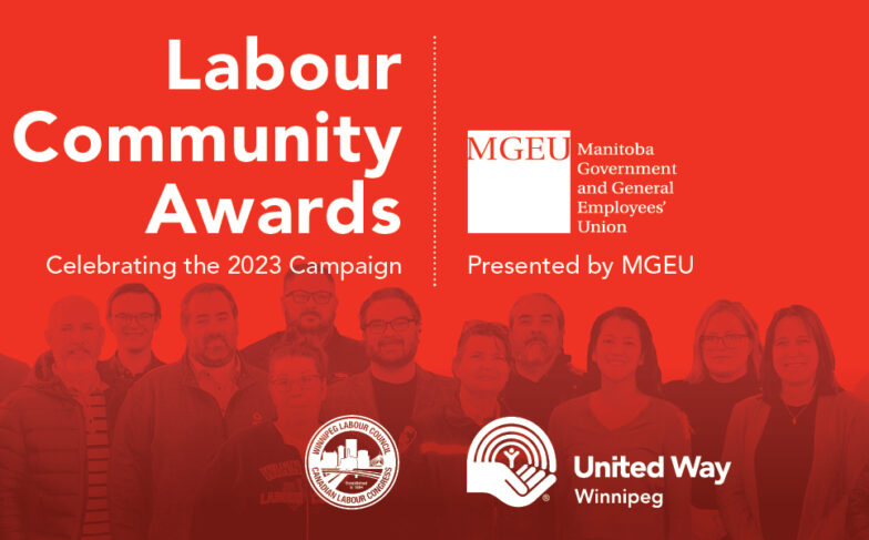 United Way Winnipeg Labour Community Awards.