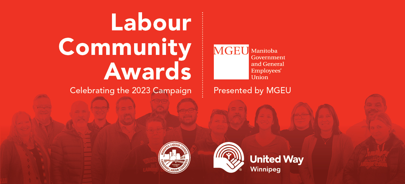 United Way Winnipeg Labour Community Awards.